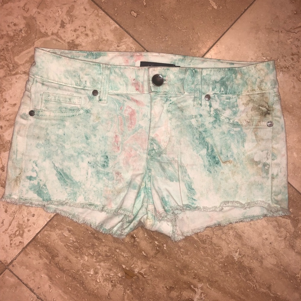 3/$30 Level 99 Marbled Shorts